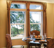 Premium Atlantic Vinyl Windows, Shown in Desert Sand